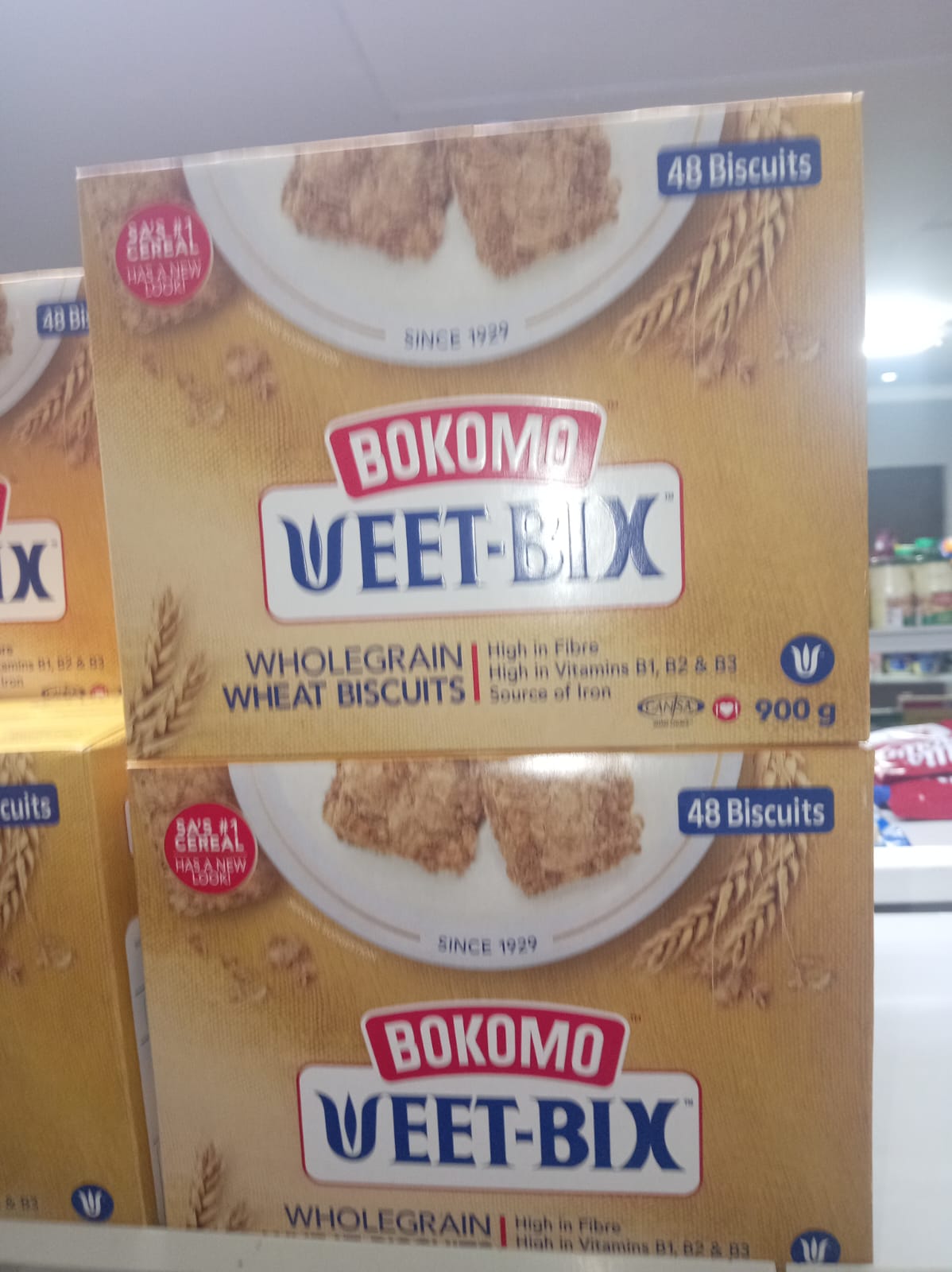 Bokomo Weet-Bix Wholegrain Wheat Biscuits (900g / 48 Biscuits)